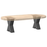 thumbnail of vidaXL Couchtischbeine X-Form 2 Stk. Anthrazit 40x(30-31) cm Stahl