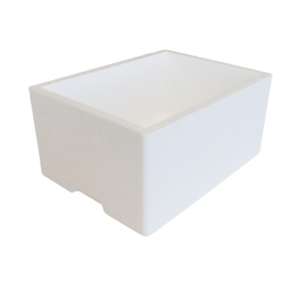 Caja térmica de poliestireno expandido 16 litros, para transporte de alimentos (16 unidades)