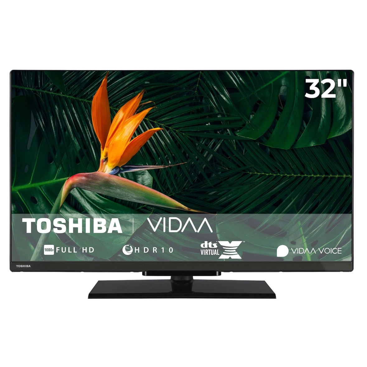 Toshiba 32LV3F63DA Fernseher 32 Zoll Smart TV VIDAA Full HD HDR TV mit Triple-Tuner, LED TV (2026)