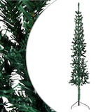 thumbnail of vidaXL Kunstkerstboom half met standaard smal 180 cm groen