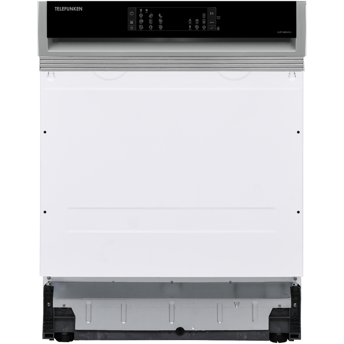 Telefunken Geschirrspüler teilintegriert | Einbauspülmaschine 60 cm | 12 Gedecke | 9 Programme | AquaStop | G-ET-6014-C-I