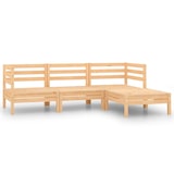 thumbnail of vidaXL 4-tlg. Garten-Lounge-Set Massivholz Kiefer