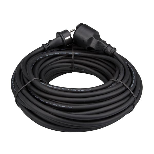 Cable prolongador de goma - 25 m - 3g1.5