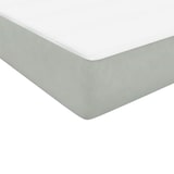 thumbnail of vidaXL Boxspringbett mit Matratze & LED Hellgrau 160x210 cm Samt