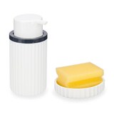 thumbnail of San Ignacio - KINVARA - Zeepdispenser met schuursponsje 300 ml in wit