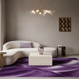 thumbnail of Teppich Flur Abstrakt Pflegeleicht Waschbar Strapazierfähig Wohnzimmer Schlafzimmer Violett 120x170 cm – INN von Kadima Design