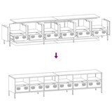 thumbnail of vidaXL TV-Schrank Rosa 202x39x43,5 cm Kaltgewalzter Stahl