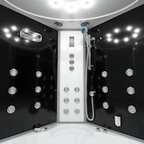 thumbnail of Dampfdusche Whirlpool Dusche Duschkabine K60-SW-TH 140x140cm OHNE Zusatzoptionen