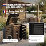 thumbnail of 4gardenz® Premium Kliko Ombouw 3 bakken - Containerombouw  - Zwart