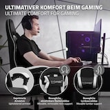 thumbnail of ML-Design Gaming Stuhl verstellbar, Schwarz-Weiß, aus Kunstleder, Ergonomischer Bürostuhl, Drehstuhl Racing Gamer Stuhl Schreibtischstuhl Drehsessel