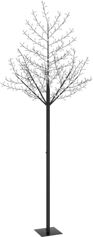 Weihnachtsbaum 600 LEDs Blaues Licht Kirschblüten 300 cm
