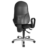 thumbnail of Bürodrehstuhl schwarz Bandscheiben Schreibtischstuhl gepolstert 210160