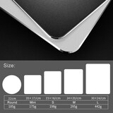 thumbnail of Tapis De Souris Antidérapant Double Face En Alliage D'Aluminium Facile À Nettoyer Argent YONIS