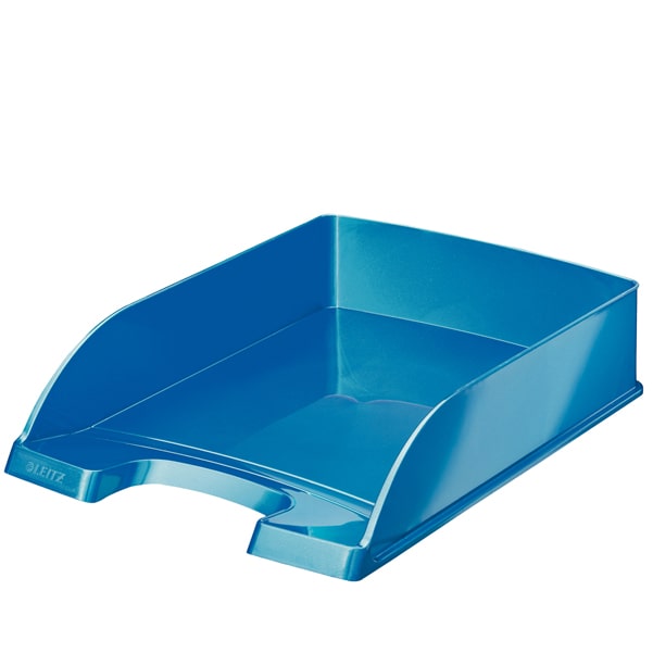 Leitz WOW Briefablage 5226 DIN A4 Blau 25,5 x 35,7 x 7 cm