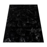 thumbnail of Teppich Kurzflor waschbar Einfarbig Wohnzimmer schmutzabweisend Schwarz  160x220 | 100% Polyester | Florhöhe: 10 mm | Maschinenwäsche, pflegeleicht