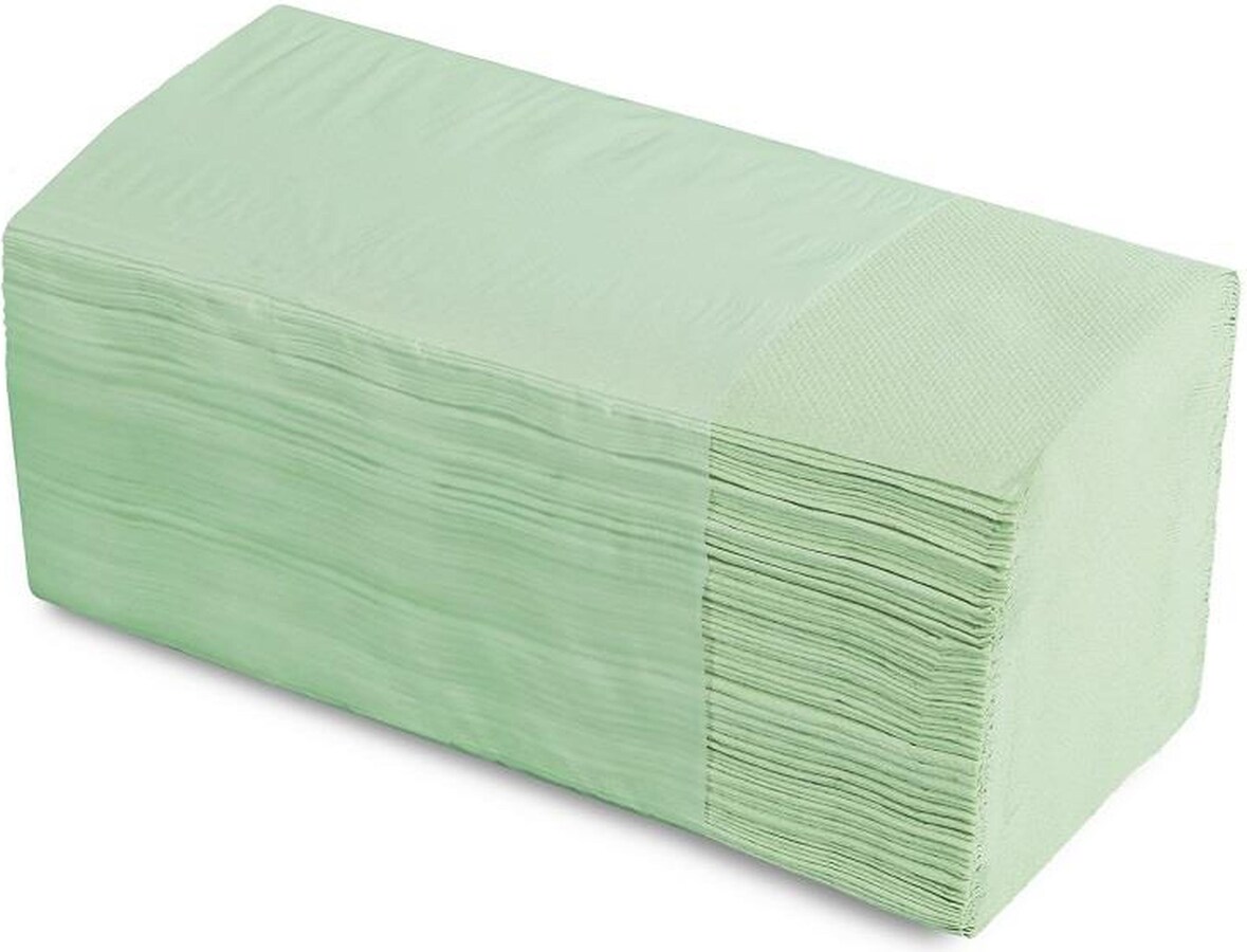 Papierhandtücher Quicky | 2-lagig | grün | 24 x 22 cm | 4000 Handtücher