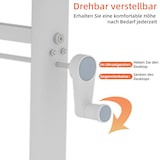 thumbnail of Schreibtisch höhenverstellbar Grau 60x100x90 cm Handkurbel, Metall Holz, kompakt und stabil für Homeoffice und Arbeitszimmer