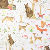 thumbnail of Geschenkpapier 70cm 2m Rolle Waldtiere Motiv Geschenk Papier Kindergeburtstag Geburtstag Tiermotiv Geschenkpapierrolle Packpapier Bunt