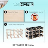 thumbnail of WellHome - Portabottiglie in faggio per 12 bottiglie