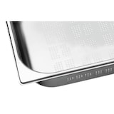 thumbnail of Recipiente gastronorm perforado de acero inoxidable GN1/1 - P100 mm - 13,5 l - Equipementpro