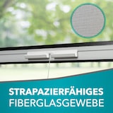 thumbnail of Fliegengitter Insektenschutz Fenster Rollo Alurahmen Bausatz Insektenschutzrollo,Farbe:anthrazit (RAL7016),Größe (Breite x Höhe):80 x 160 cm