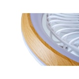 thumbnail of DUPI Ventilador Plafon de Techo con Luz Led GIRATORIO, función oscilante 360º. 6 Velocidades, color de luz regulable. Mando a distancia. (Haya)