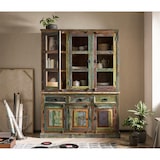 thumbnail of SIT Möbel Dressoir | 3 Deuren, 3 Laden | Oud hout gelakt | gekleurd | B 140 x D 40 x H 80 cm | 09103-98 | Serie RIVERBOAT