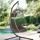 thumbnail of Hängesessel COCOVA Outdoor mit Gestell schwarz/grau hjh LIVING