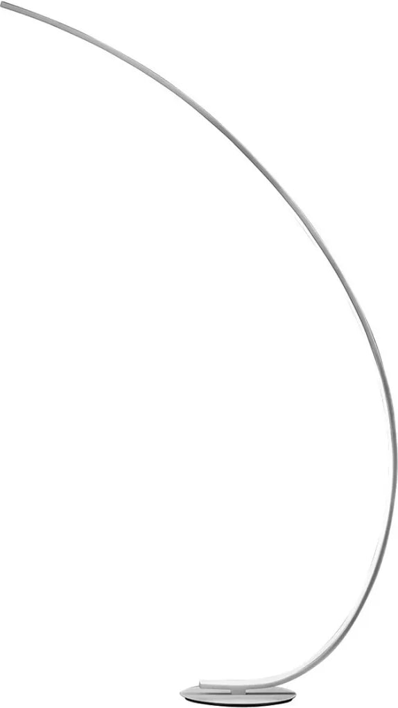 IOLE P/T Stehleuchte – Weißes Aluminiumgestell, 30 W, 1450 lm, 3000 K LED, integrierte Dimmfunktion per Knopfdruck – Minimalistisches Design von Gealu