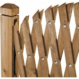 thumbnail of Griglia In Legno Pannello Estensibile Fino a 120 Cm Grigliato Divisorio Separè H 150 Cm Balcone Giardino Terrazzo Privacy Traliccio Pergolato Esterno