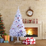 thumbnail of Árbol de Navidad Decoraciones Artificiales Incluidas 150/180 cm Verde y Blanco