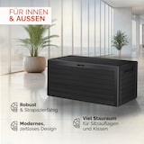 thumbnail of Auflagenbox `Holzoptik` klappbar Deckel 120x46x57cm