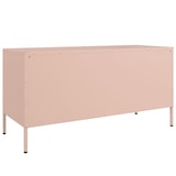 thumbnail of Helloshop26 - Multimedia tv-meubel tv-plank tv-dressoir eetkamer woonkamer slaapkamer roze 100,5 x 39 x 50,5 cm staal roze 02_0028282