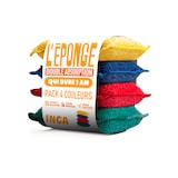thumbnail of Pack 4 éponges absorbantes lavables de 4 couleurs