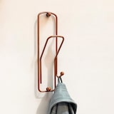 thumbnail of DanDiBo Wandhaken Garderobe Garderobenhaken Kupfer Kleiderhaken Büroklammer 32 cm Klammer Jackenaufhänger Haken