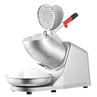 Tritaghiaccio Elettrico a Doppia Lama 380 W Macchina per Cono di Neve 2200 Giri/min