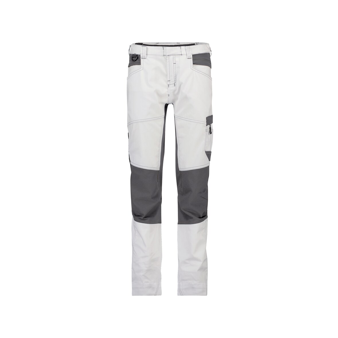 DASSY Arbeitshose HELIX Painters Women - Damen Malerhose - Kratzschutz weiß/anthrazitgrau 34 STANDARD