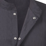 thumbnail of METRO PROFESSIONAL Herrenkochjacke 3/4 Ärmelig, Größe L, Jeans Optik, schwarz