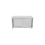 thumbnail of METRO Professional Mesa-Armario de trabajo para restauración GSCB1140, acero inoxidable, 140 x 70 x 85 cm, con puerta corredera, plata