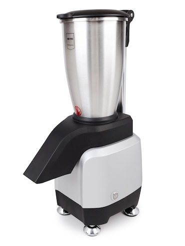 METRO PROFESSIONAL Elektrische ijsvergruizer GEIC1000, roestvrij staal, 32.9 x 19.7 x 53.3 cm, 3 liter, 200 W, 160 kg/u, zilver/zwart
