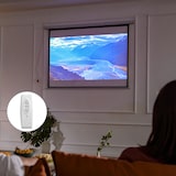 thumbnail of Pantalla del Proyector Eléctrica Portátil Universal 84" 4:3 con Control Remoto