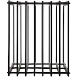 thumbnail of Portalegna IRVING in metallo nero opaco 40x50x100 cm