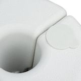 thumbnail of Pack de 4 pesos rellenables para carpas plegables con 9 kg de agua con perillas de fijación Ø22/24x25 cm blanco