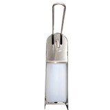 thumbnail of Seifen- und Desinfektionsmittelspender, 1000ml, leer, Edelstahlgehäuse, offene Ausführung, Höhe ca. 32,5 cm