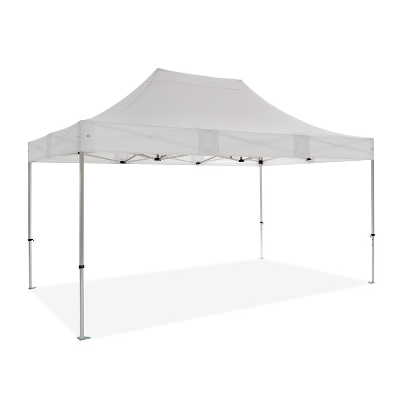 Tenda Pavilhão Dobrável Profissional 3x4,5m | Alumínio Hexagonal 50x50x2 mm | Teto PVC 520g/m² Reação ao Fogo M2 | Branco