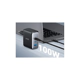 thumbnail of Anker 736 Ladegerät, schwarz, Samsung, Apple, 3 Anschlüsse, Schnellladefunktion