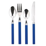 thumbnail of San Ignacio - Batería de cocina 16/18/20/24cm Acero Inox apta para inducción con Cubertería de 24 piezas en Acero Inox en color Azul