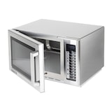 thumbnail of Menumaster Rcs511Ts Micro-ondes avec 100 programmes de cuisson en acier inoxydable