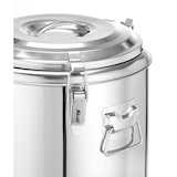 thumbnail of HENDI Geïsoleerde draagbare container, Kitchen Line, 23L, Zilver, ⌀350x(H)440mm