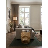 thumbnail of Beistelltisch 32x42x32 cm Aluminium Anstelltisch Gold Orientalisch Rund, Flacher Hammerschlag Sofatisch Metall, Design Wohnzimmertisch Modern,